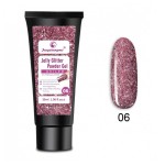 PolyGel UV /LED pentru unghii false FSM Jelly Glitter Powder Gel 30 ML G06 Roz Metalizat PolyGel UV /LED pentru unghii false FSM Jelly Glitter Powder Gel 30 ML G06 Roz Metalizat